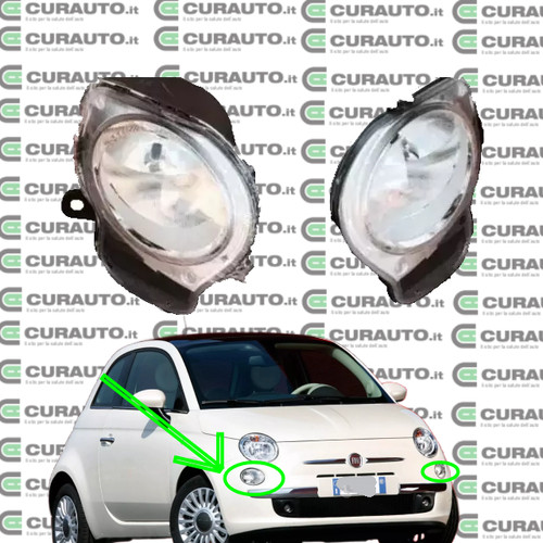 Coppia fari fanale luce - sx,