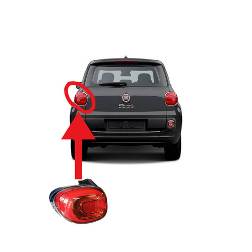 Fanale posteriore fiat - sx, 500l